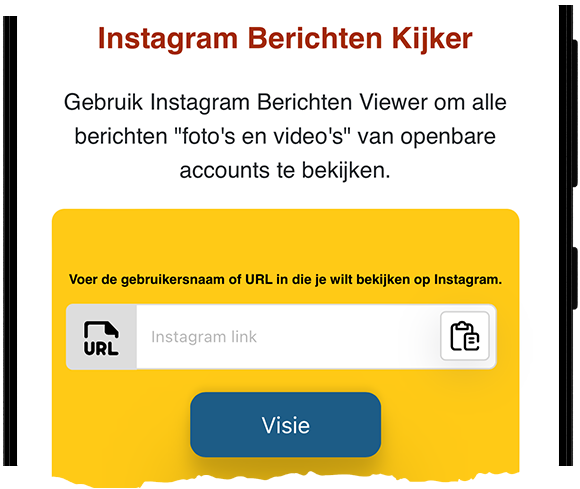 Instagram berichten kijker